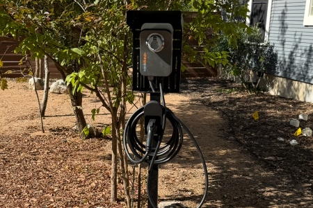 EV Charger Pedestal Installation in Austin, TX